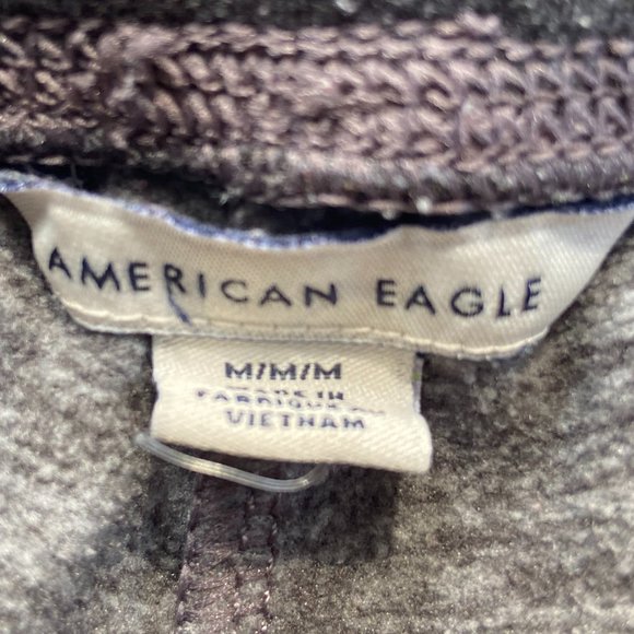 American Eagle Men's Gray and Black Joggers Sweatpants. Size: Medium - Picture 5 of 8